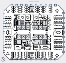 1 Post St, San Francisco, CA à louer Plan d’étage– Image 1 sur 9