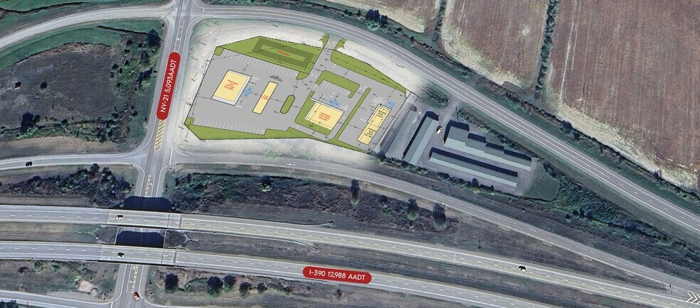 64539 State Route 415, Wayland, NY à vendre - Plan de site – Image 2 sur 2