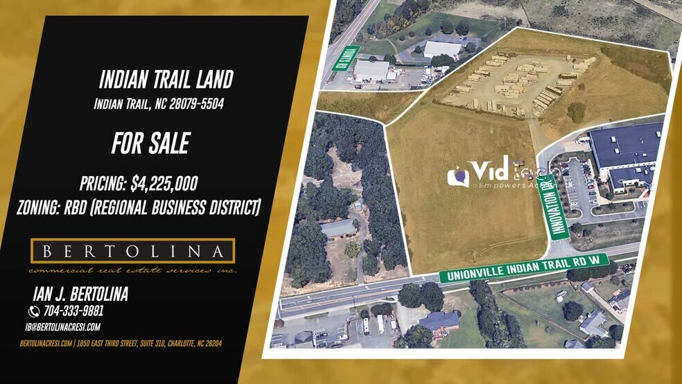 Unionville—Indian Trail Road, Indian Trail, NC à vendre - Vidéo sur l’annonce professionnelle – Image 2 sur 16