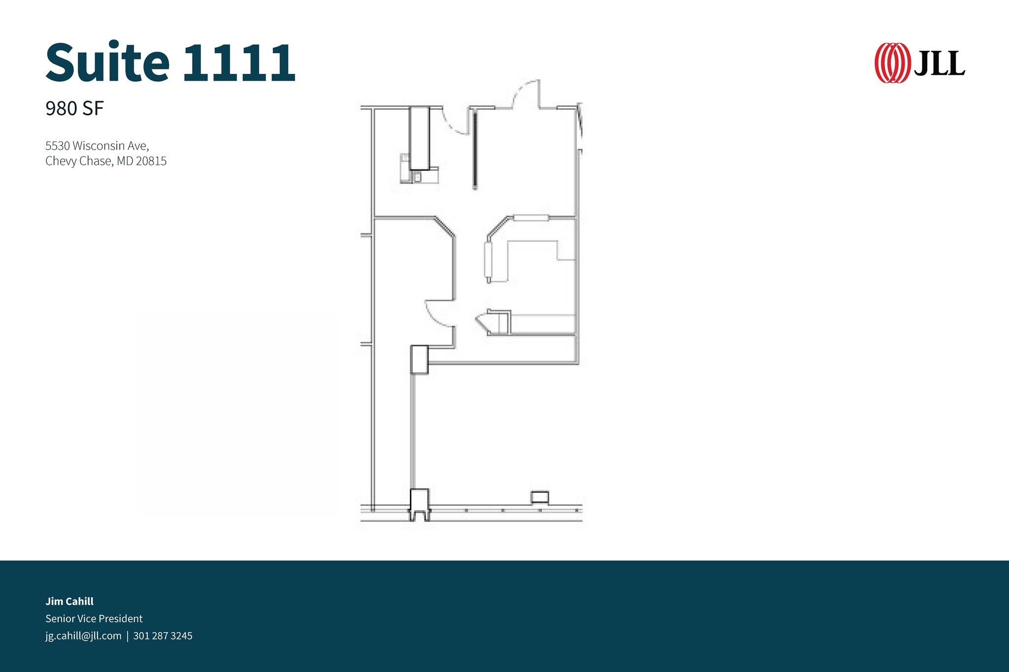 5530 Wisconsin Ave, Chevy Chase, MD à louer Plan d’étage– Image 1 sur 1
