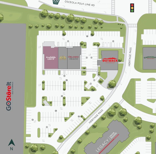900-978 Heritage Pass, Davenport, FL à louer - Plan de site – Image 3 sur 6