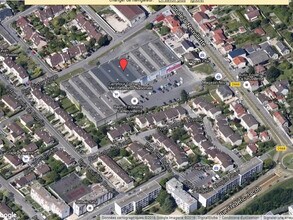 Reims, MAR - Vue aérienne  vue de carte