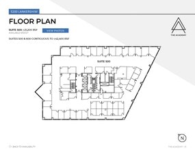 5200 Lankershim Blvd, North Hollywood, CA à louer Plan d’étage– Image 1 sur 1