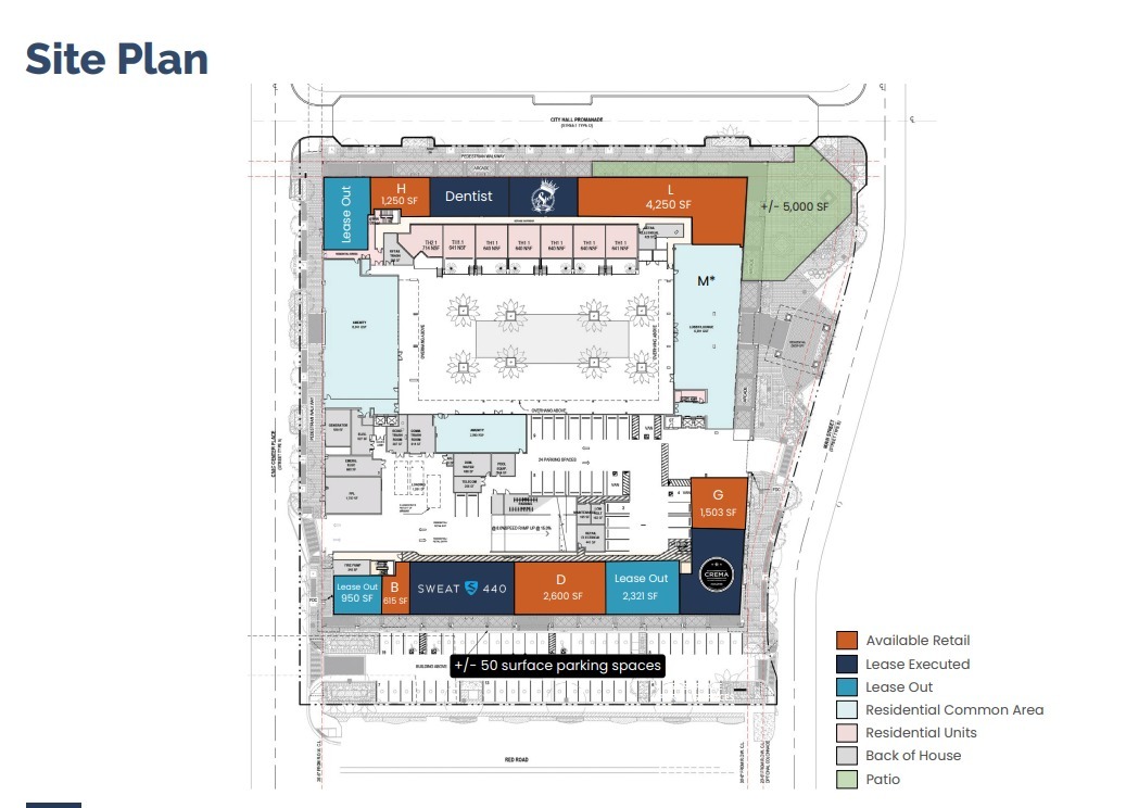 1 Main St, Miramar, FL à louer Plan de site– Image 1 sur 1