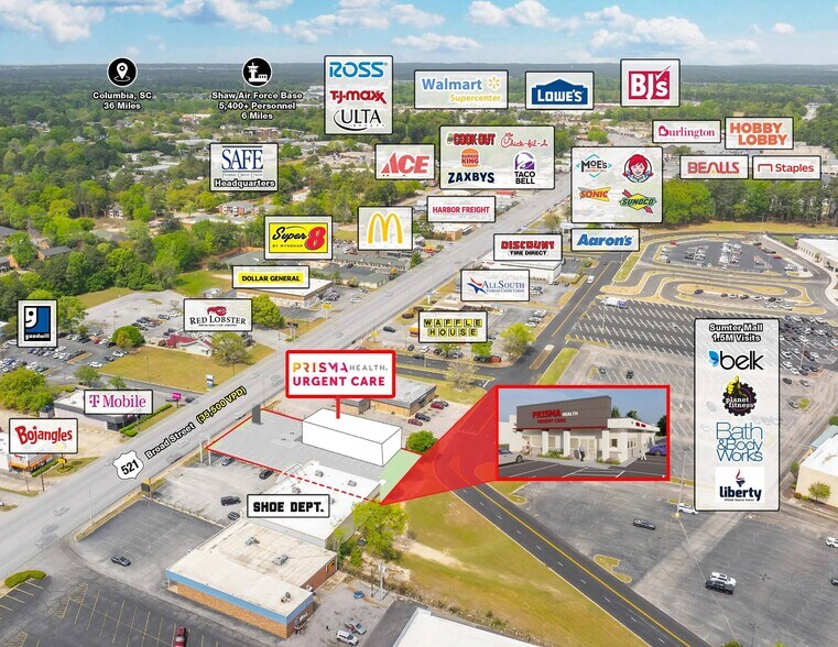 1029 Broad St, Sumter, SC à vendre - Photo de l’immeuble – Image 2 sur 3
