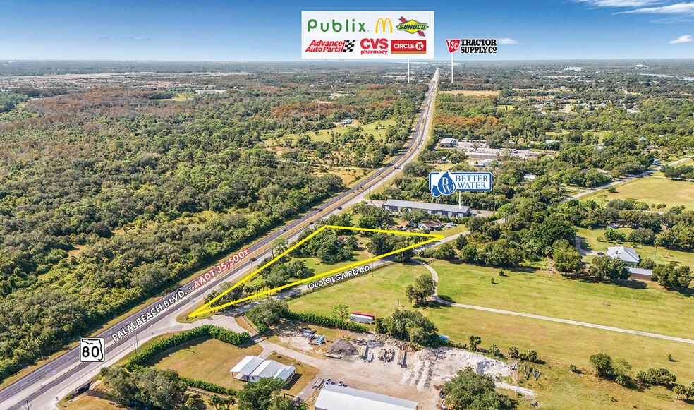16401 Palm Beach Blvd, Alva, FL à vendre - Aérien – Image 1 sur 7