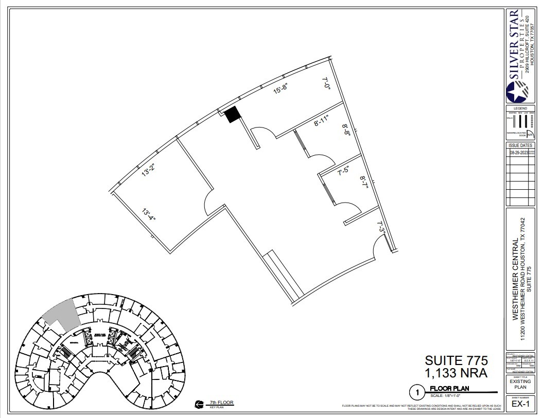 11200 Westheimer Rd, Houston, TX à louer Plan d’étage– Image 1 sur 1