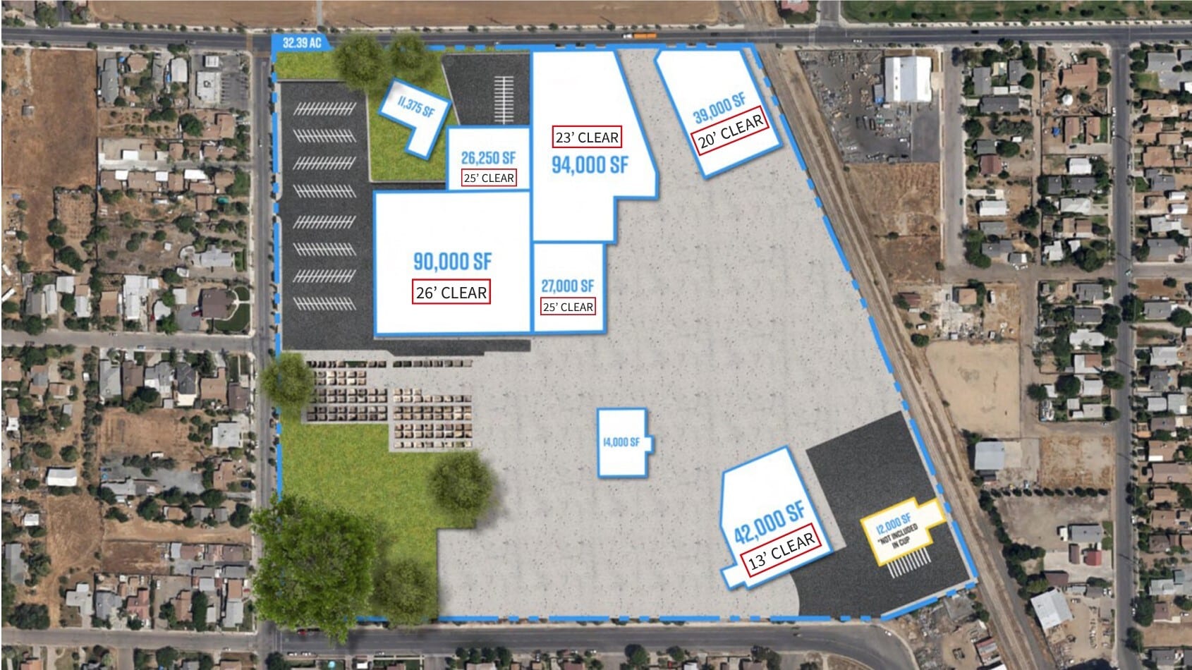650 W Tulare Rd, Lindsay, CA à louer Plan de site– Image 1 sur 1