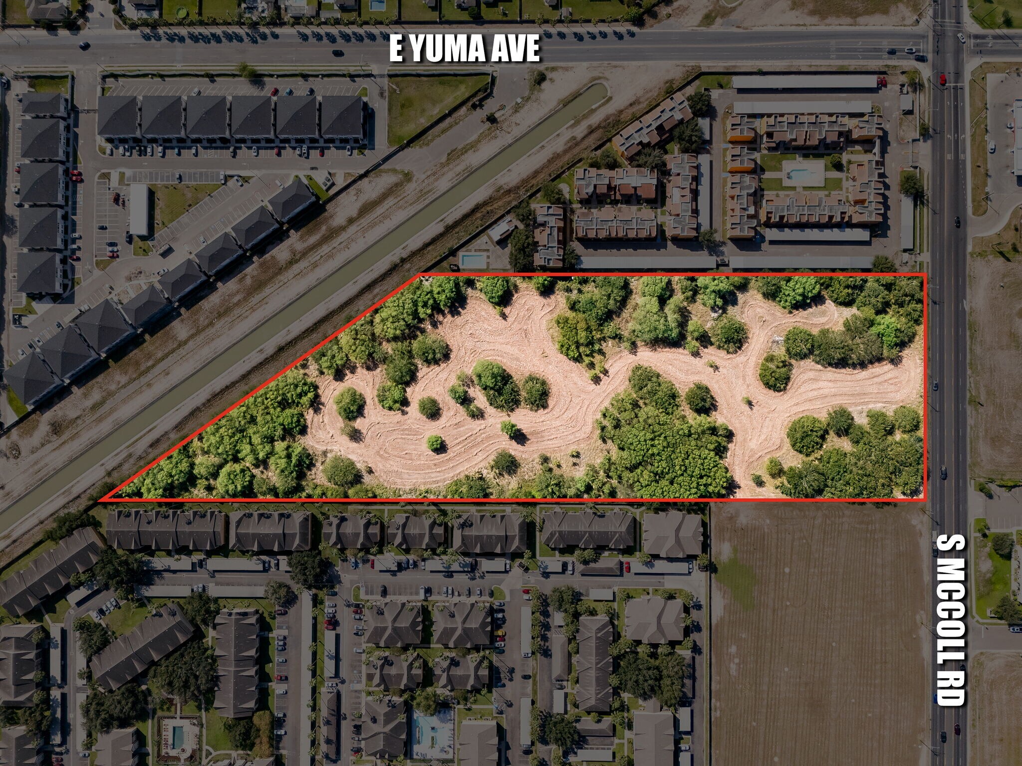 8.232 Acre Tract S. McColl Road, McAllen, TX à vendre Aérien– Image 1 sur 8