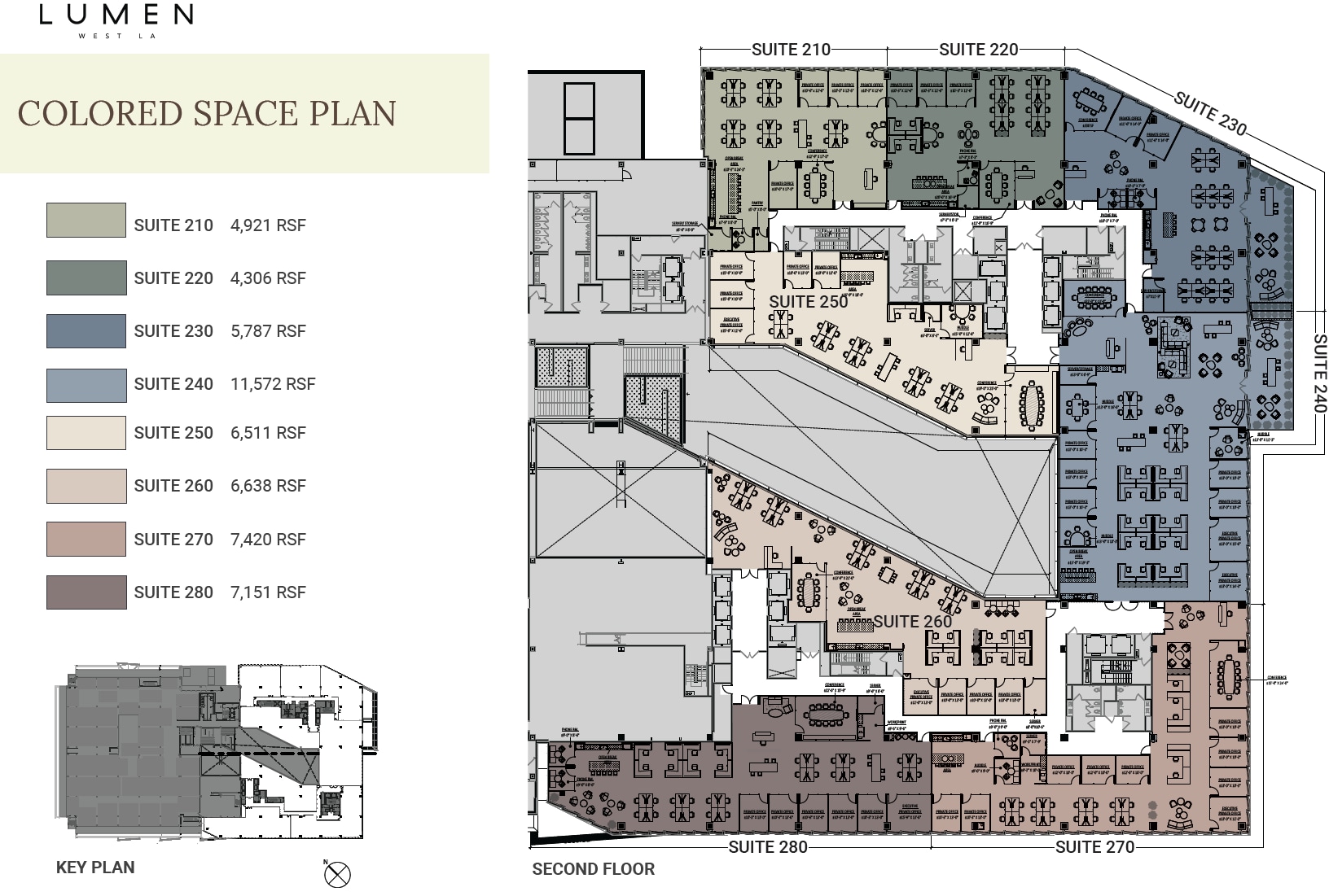 11355 W Olympic Blvd, Los Angeles, CA à louer Plan d’étage– Image 1 sur 4