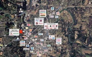 1304 Trotwood Ave, Columbia, TN - Vue aérienne vue de carte