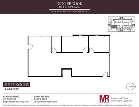 900 Skokie Blvd, Northbrook, IL à louer Plan d’étage– Image 1 sur 1