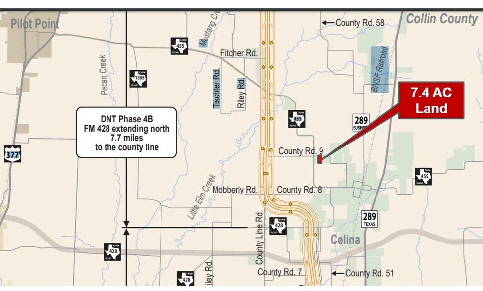 Rawhide Rd & W J Fred Smith Pkwy Rd, Celina, TX à vendre - Autre – Image 2 sur 6