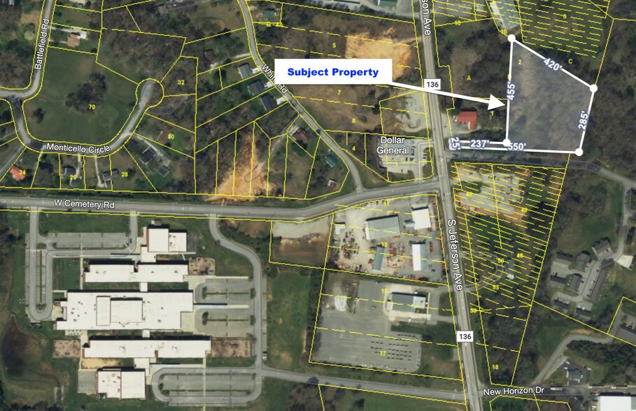 1730 S Jefferson Ave, Cookeville, TN à vendre - Aérien – Image 2 sur 5