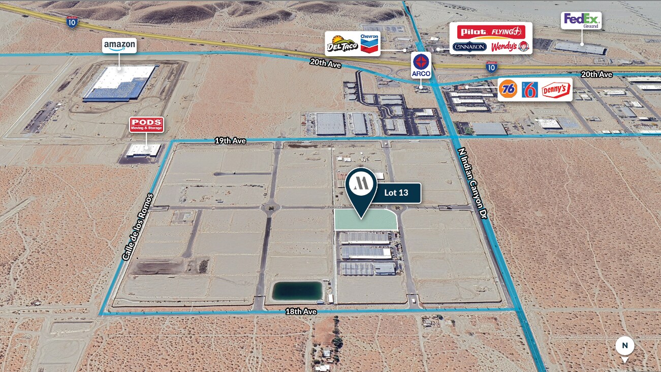 3.32-Acres N Indian Canyon Dr, Desert Hot Springs, CA à vendre Photo principale– Image 1 sur 8