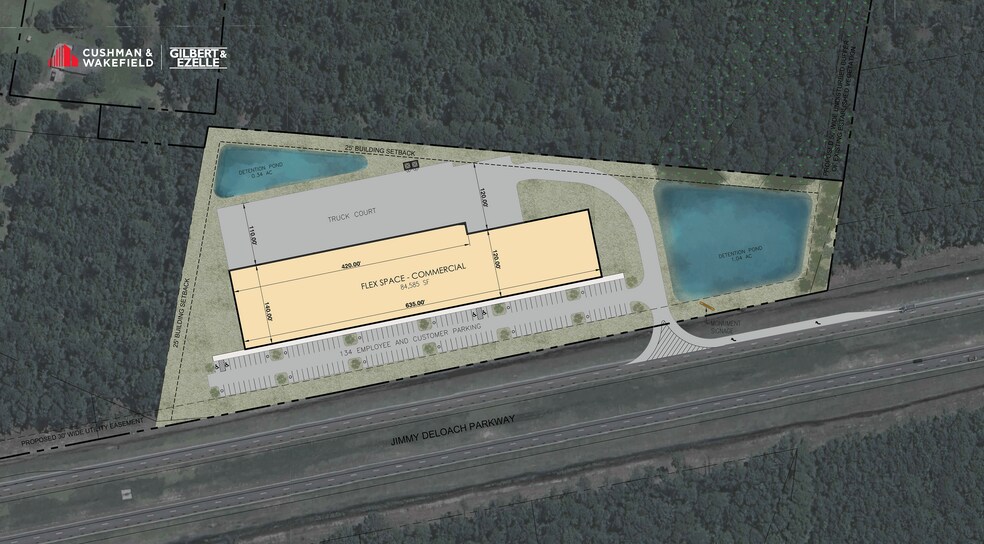 0 Jimmy Deloach Parkway, Bloomingdale, GA à vendre - Plan de site – Image 2 sur 3