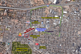 2113 Central Ave NW, Albuquerque, NM - VUE AÉRIENNE  vue de carte