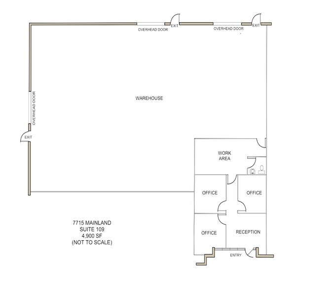7715 Mainland Dr, San Antonio, TX à louer - Plan d’étage – Image 3 sur 4