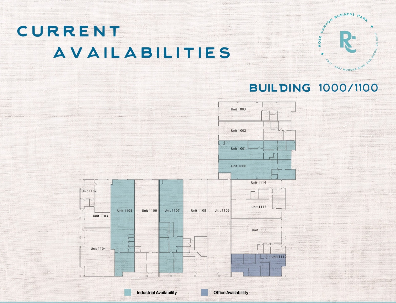 4901-4907 Morena Blvd, San Diego, CA à louer Plan d’étage– Image 1 sur 7