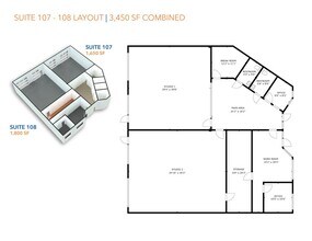 7751 Kingspointe Pky, Orlando, FL à louer Plan d’étage– Image 1 sur 1