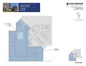 1751 Pinnacle Dr, McLean, VA à louer Plan de site– Image 1 sur 2