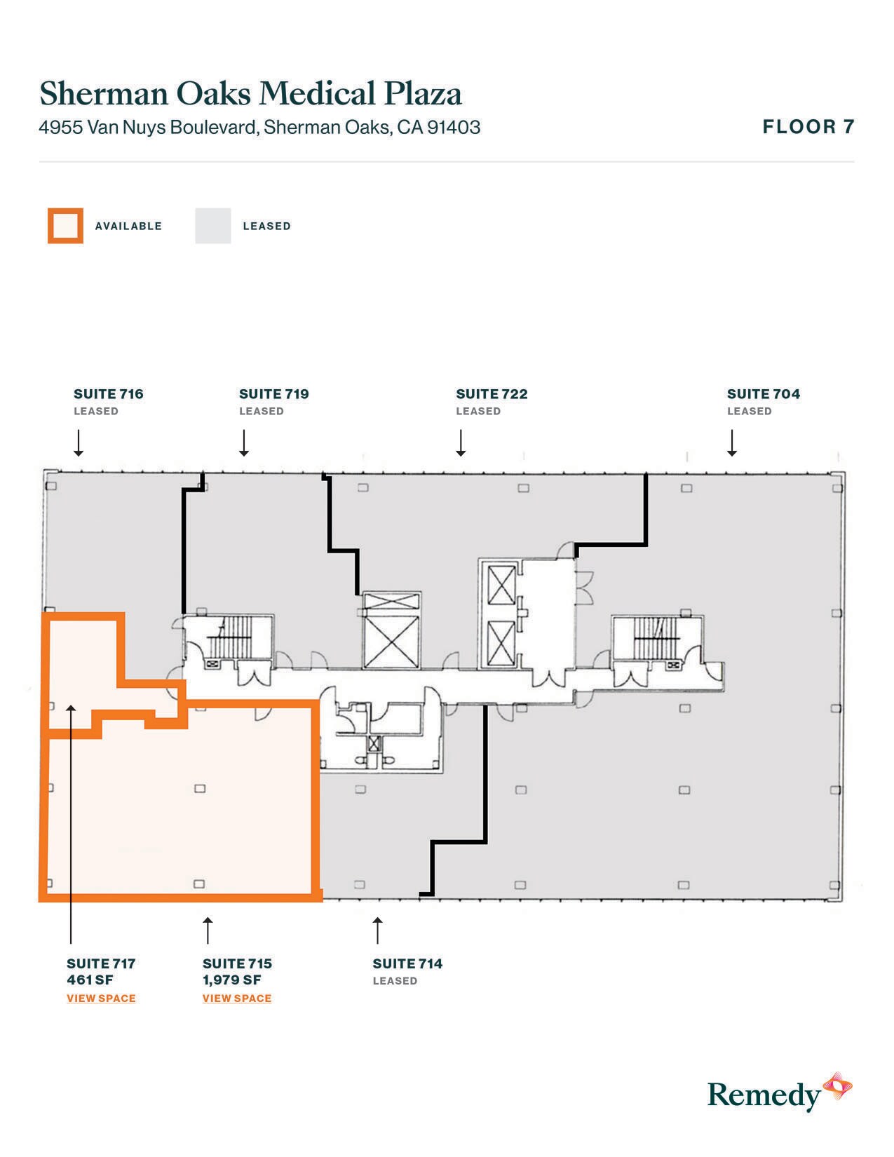4955 Van Nuys Blvd, Sherman Oaks, CA à louer Plan d’étage– Image 1 sur 1