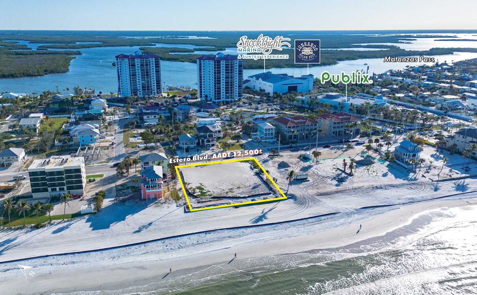 4560 Estero Blvd, Fort Myers Beach, FL à vendre Aérien– Image 1 sur 9