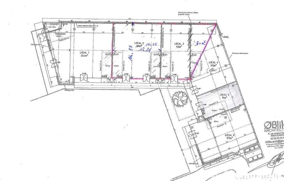 Local commercial dans Mellac à louer - Plan d’étage – Image 3 sur 3