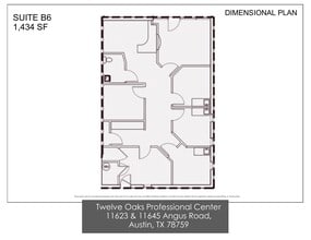 11623 Angus Rd, Austin, TX à louer Plan d’étage– Image 1 sur 1