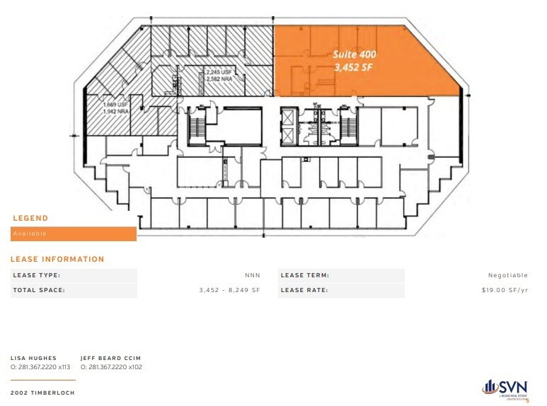 2002 Timberloch Pl, The Woodlands, TX à louer Plan d’étage– Image 1 sur 1
