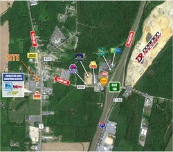 6380 Jefferson Davis Hwy, Spotsylvania, VA - VUE AÉRIENNE  vue de carte