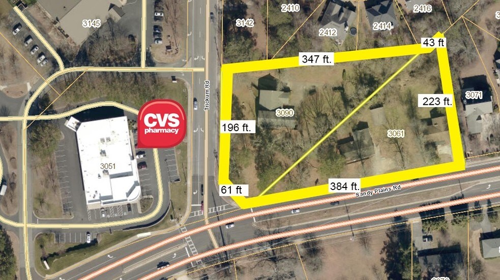 3090 Trickum Rd, Marietta, GA à vendre - Aérien – Image 2 sur 7