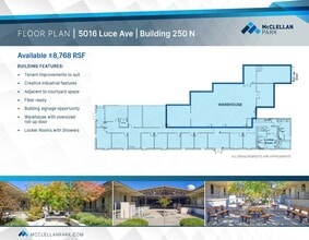 5022 Bailey Loop, Mcclellan, CA à louer Plan d’étage– Image 1 sur 1