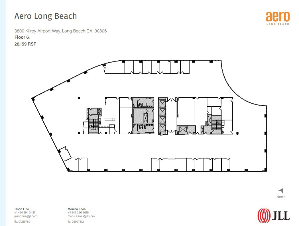 3900 Kilroy Airport Way, Long Beach, CA à louer Plan d’étage– Image 1 sur 1