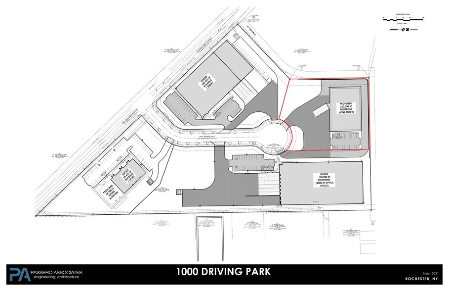 1000 Driving Park Ave, Rochester, NY à louer - Plan de site – Image 1 sur 1
