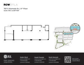 777 S Alameda St, Los Angeles, CA à louer Plan d’étage– Image 1 sur 1