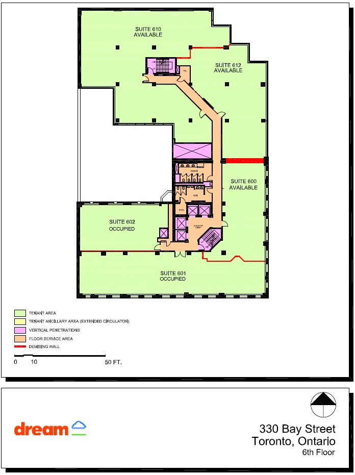 330 Bay St, Toronto, ON à louer Plan d’étage– Image 1 sur 1