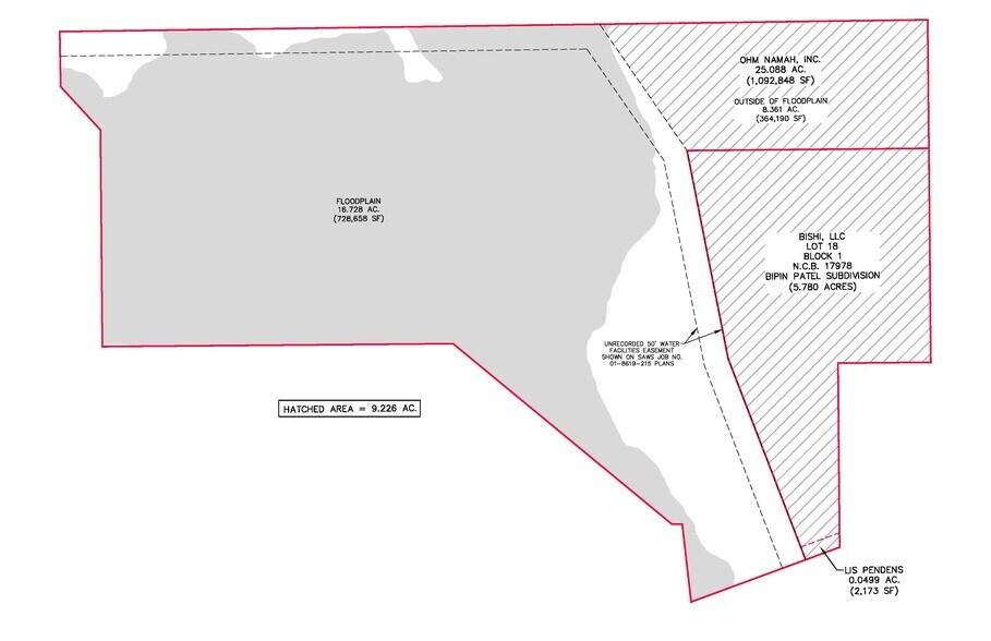 E IH-10 E & Foster Rd, San Antonio, TX à vendre - Plan de site – Image 3 sur 3