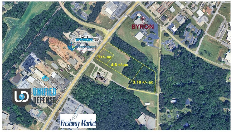 216 GA Highway 49 N, Byron, GA à vendre - Photo principale – Image 1 sur 2