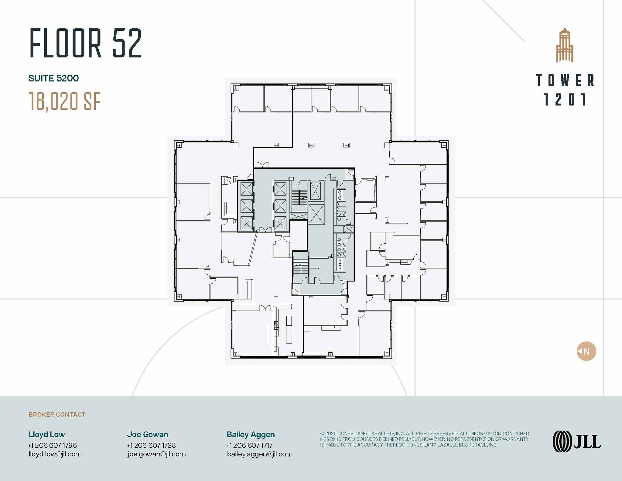1201 3rd Ave, Seattle, WA à louer Plan d’étage– Image 1 sur 1