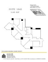 1100 Poydras St, New Orleans, LA à louer Plan de site– Image 1 sur 1