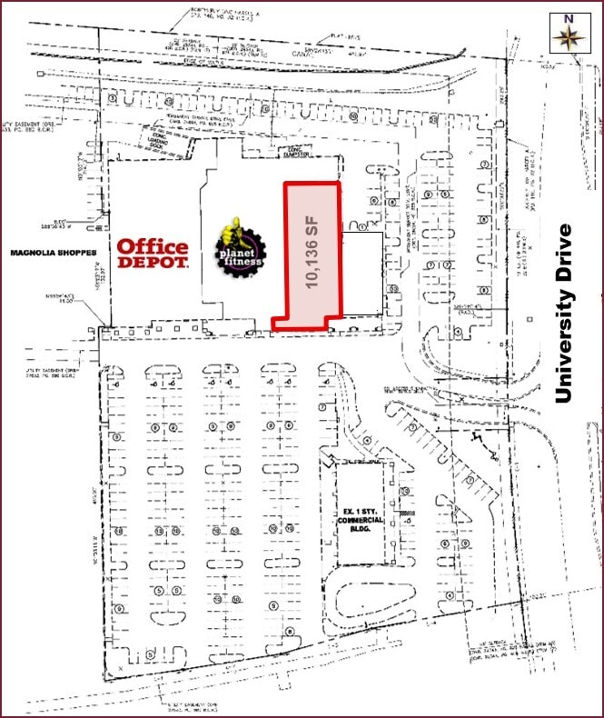 9525-9545 Westview Dr, Coral Springs, FL à louer Plan de site– Image 1 sur 1