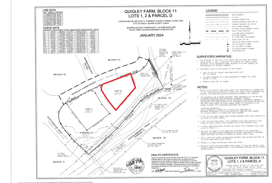 TBD Lot 2 Quigley Farm Rd, Hailey, ID à vendre - Photo de l’immeuble – Image 2 sur 3
