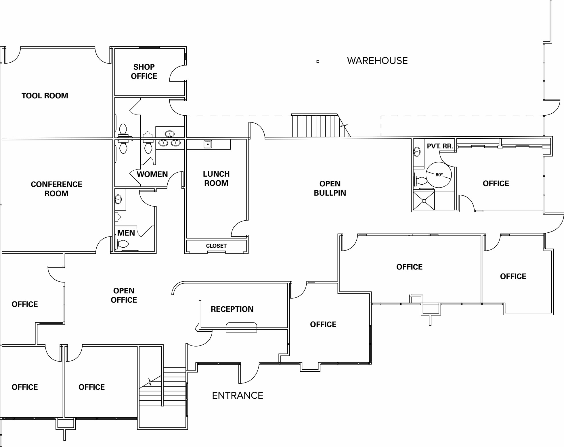 2301 Arnold Industrial Way, Concord, CA à vendre Plan d’étage– Image 1 sur 2