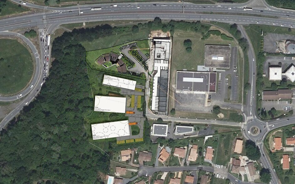 Terrain dans Artigues Pres Bordeaux à vendre - Plan de site – Image 2 sur 8