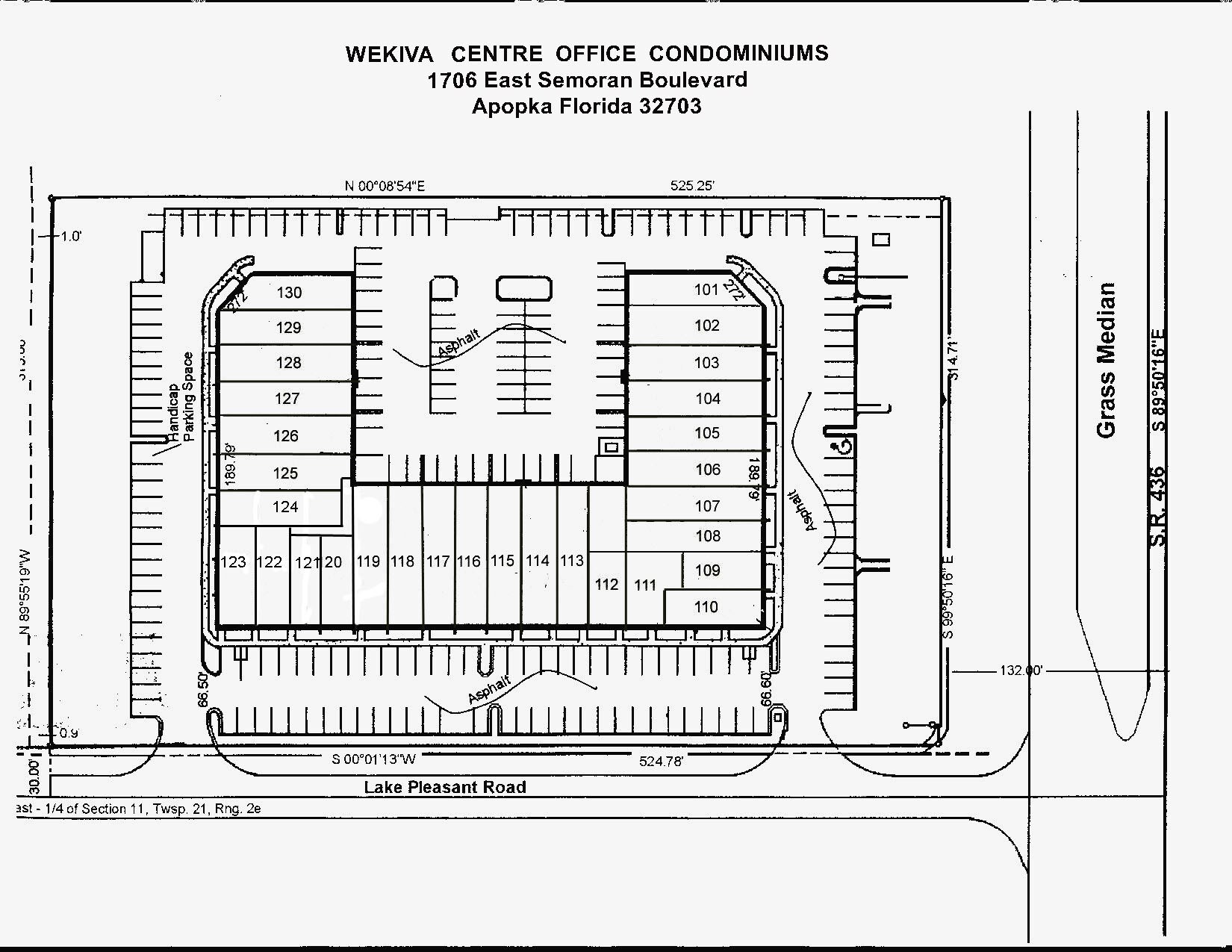 1706 E Semoran Blvd, Apopka, FL à louer Plan de site– Image 1 sur 12