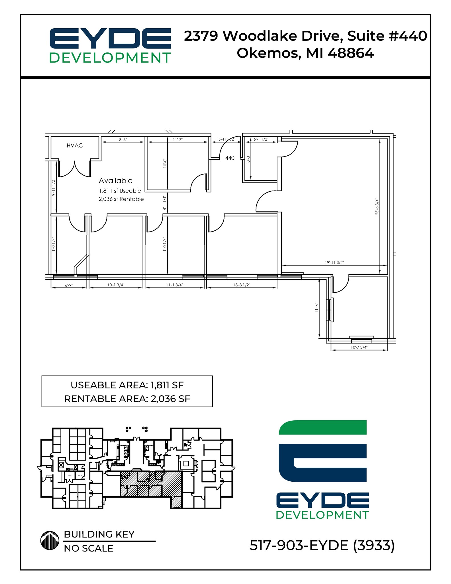 2379 Woodlake Dr, Okemos, MI à louer Plan de site– Image 1 sur 1