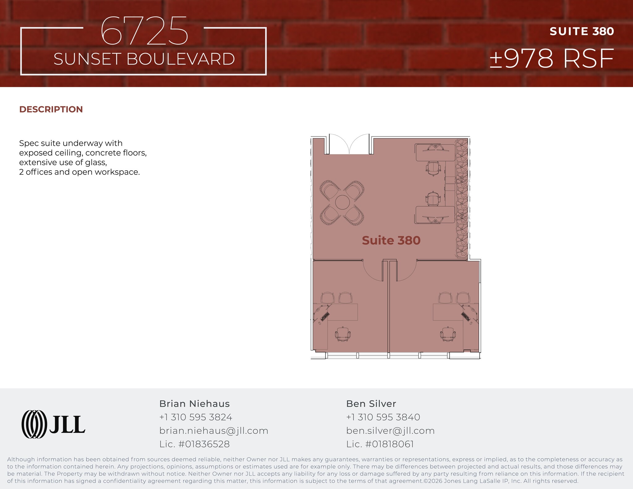 6725 W Sunset Blvd, Los Angeles, CA à louer Plan de site– Image 1 sur 1