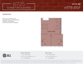 6725 W Sunset Blvd, Los Angeles, CA à louer Plan de site– Image 1 sur 1