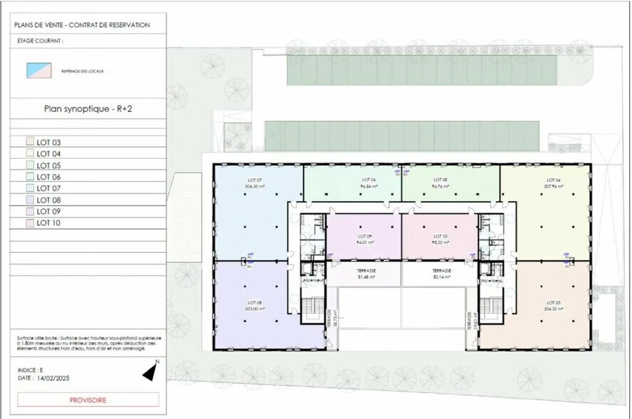 Bureau dans Lattes à vendre - Plan d’étage – Image 3 sur 4